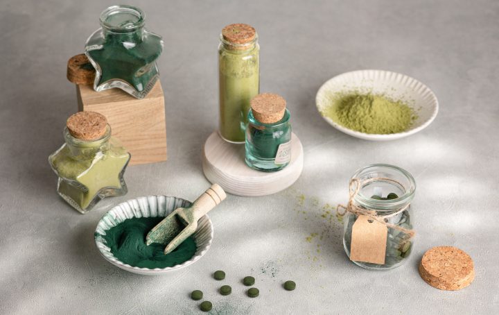 algues sous forme de compléments alimentaires